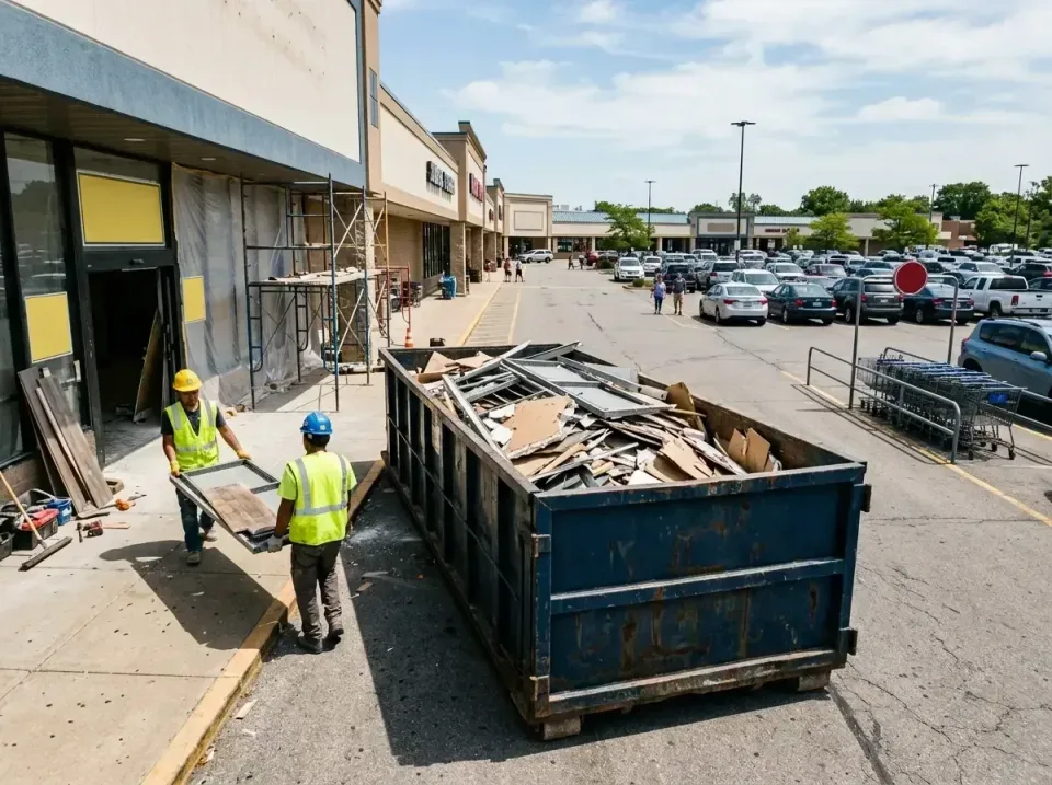 retail-store-renovation-debris-003 — frequently asked questions, Roll-off Dumpster Rentals in South Cleveland, TN